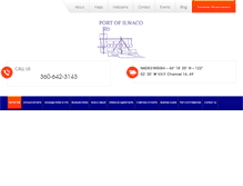 Tablet Screenshot of portofilwaco.com